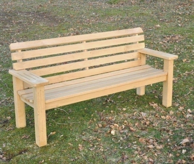 Oak Garden Bench